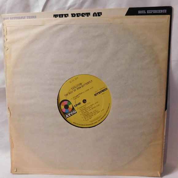The Best of Iron Butterfly Evolution LP Vinyl Record 1971 Vintage - Picture 6 of 9